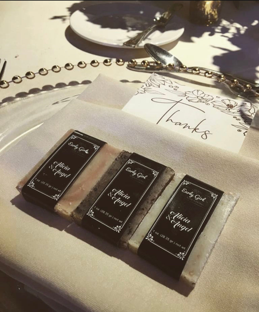 Event Soap Favors for Guests 1oz