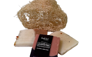 Travel Mini Soap Bundle of 5 with Garden Grown Loofah